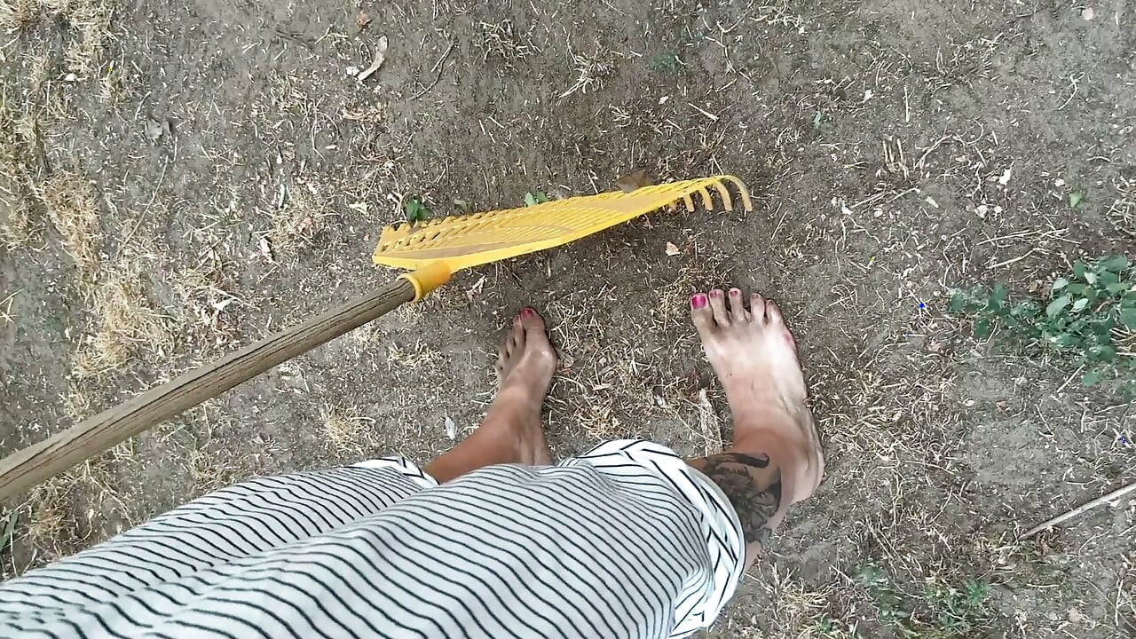 Dirty Feet in the Garden