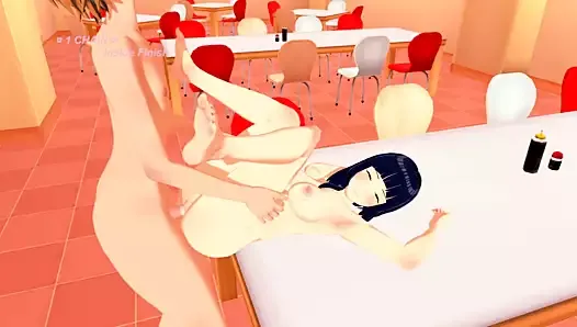 Sex with Hinata on desk