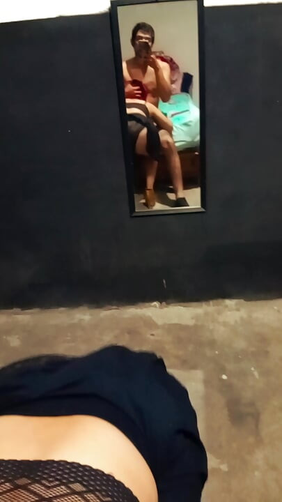 I Enter My Room and I Find My Stepmother-in-law Lying Down and I Had to Give Her Cock