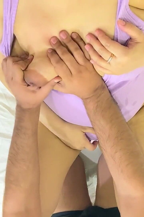 Horny Stepmom Slides Stepson Cock Inside Her Pussy