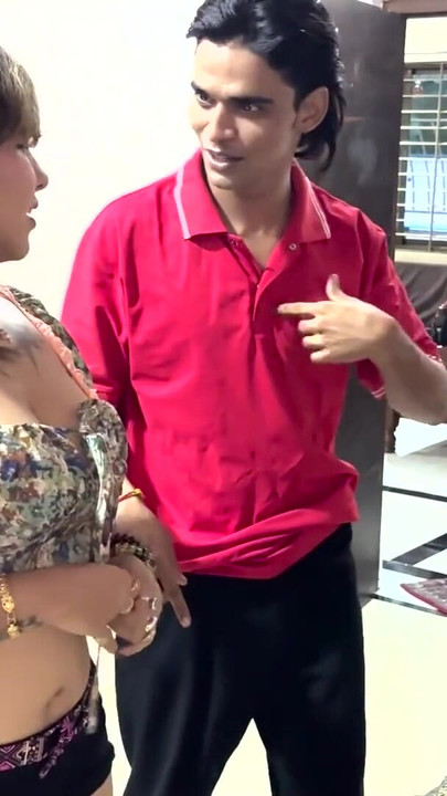 Iconic moment from "Husband Ke Samne Chupke se Delivery Boy Ke sath hardcore sex kiya Tina Nandy"