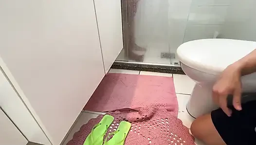 Foot Slave Stepped After Take Shower Ep 2