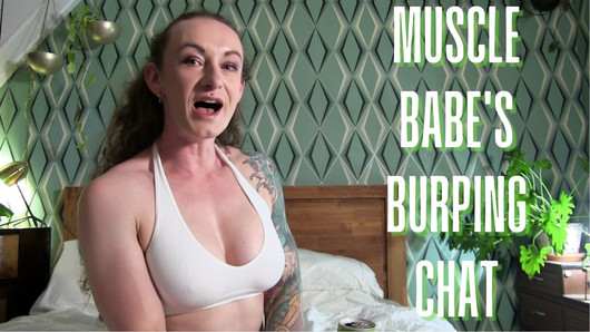 Muscle Babe's Burping Chat - video completo su ClaudiaKink ManyVids!