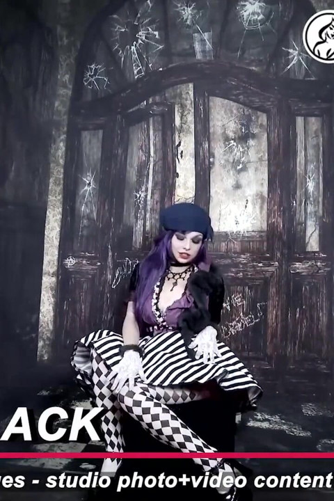 386-Backstage photoshoot Rebeka Black - Voksen