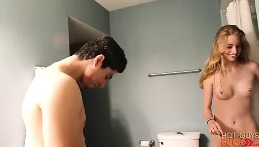 Mexican Uncut College Jock Lucas Garza Fuck Blonde Freshmen