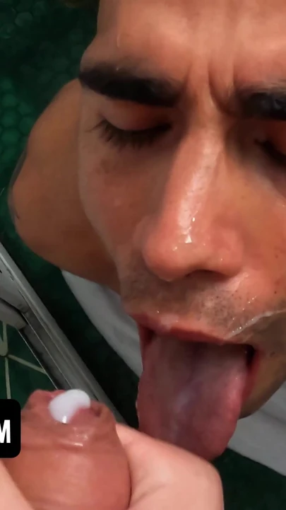 Captivating moment from "Get Evicted Or Suck Landlord's Cock 4K Trailer"