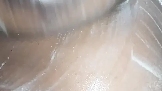 Desi big ass bhabi taking bath completely naked