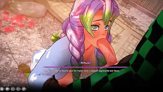 Meine Hentai-Fantasie – Der Abschiedsblowjob mit Mitsuri Kanroji aus Demon Slayer: Kimetsu no Yaiba
