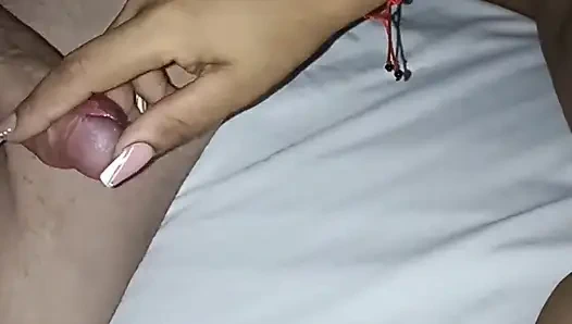 He Comes Out of the Bathroom Asking for a Towel to Dry off and What I Do Is Finish on His Face and Now He Has to Take a Bath Aga