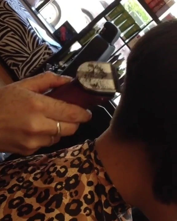 Clippering my nape