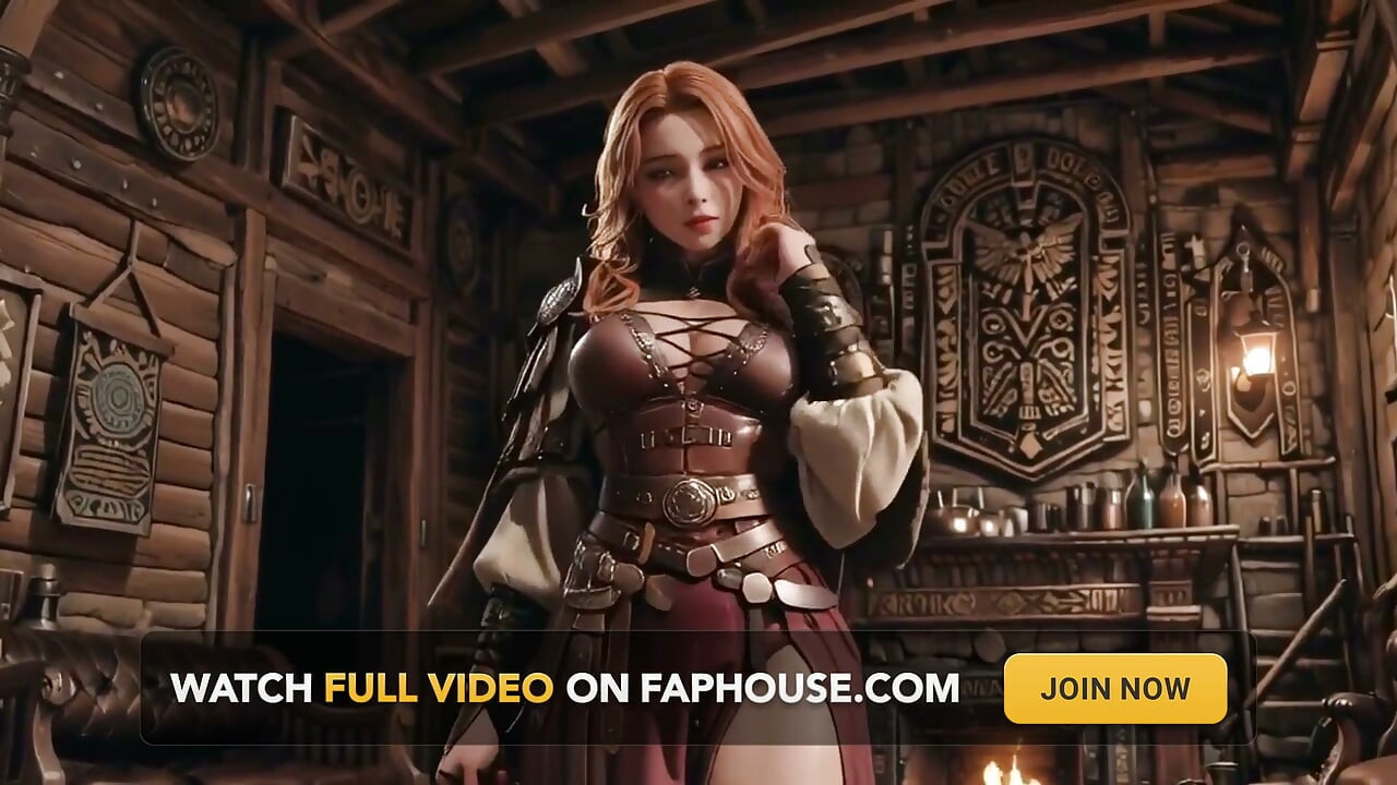 Kırmızı kraliçenin epik yolculuğu! Gotik salondaki soğuk güzellik, ağır zırh altında tembel bir savaşçı mı?