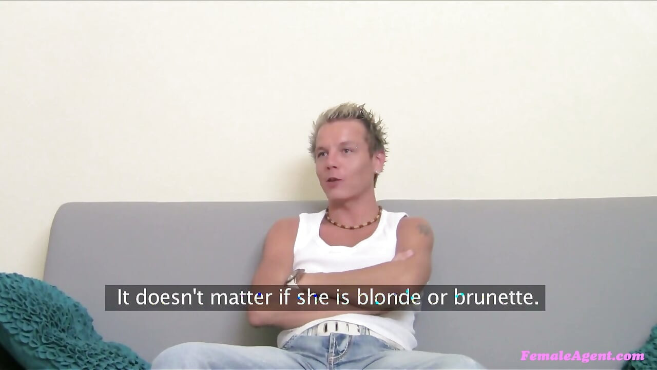 Female Agent - Punk Rocker Fucks Agent's Pussy Hard and Leaves Cum on Her Ass