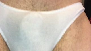 Trắng cotton panty piss