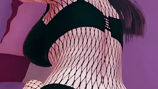 Hinata Hyouga with Naruto in POV Doggy