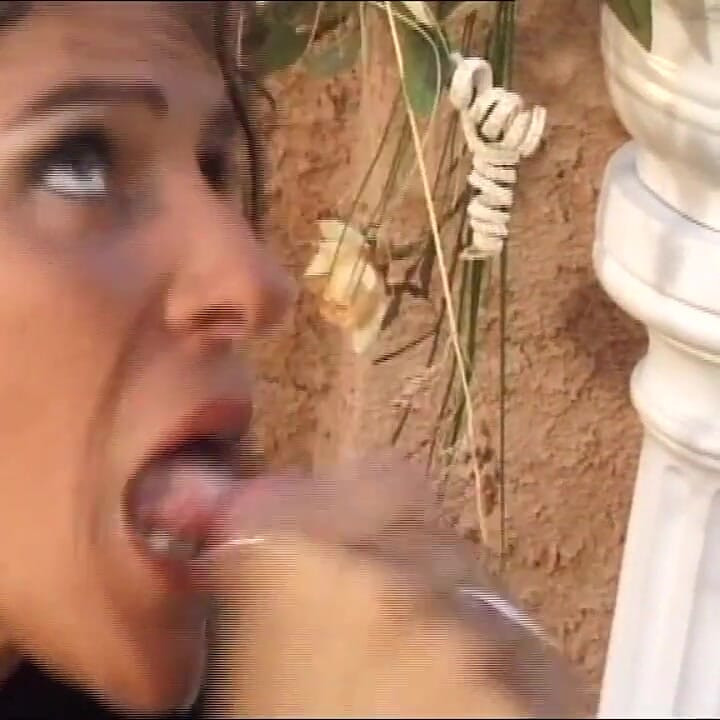 A Mature Horny Whore Is Satisfied Sucking a Big Cock While She Is Being Fuck
