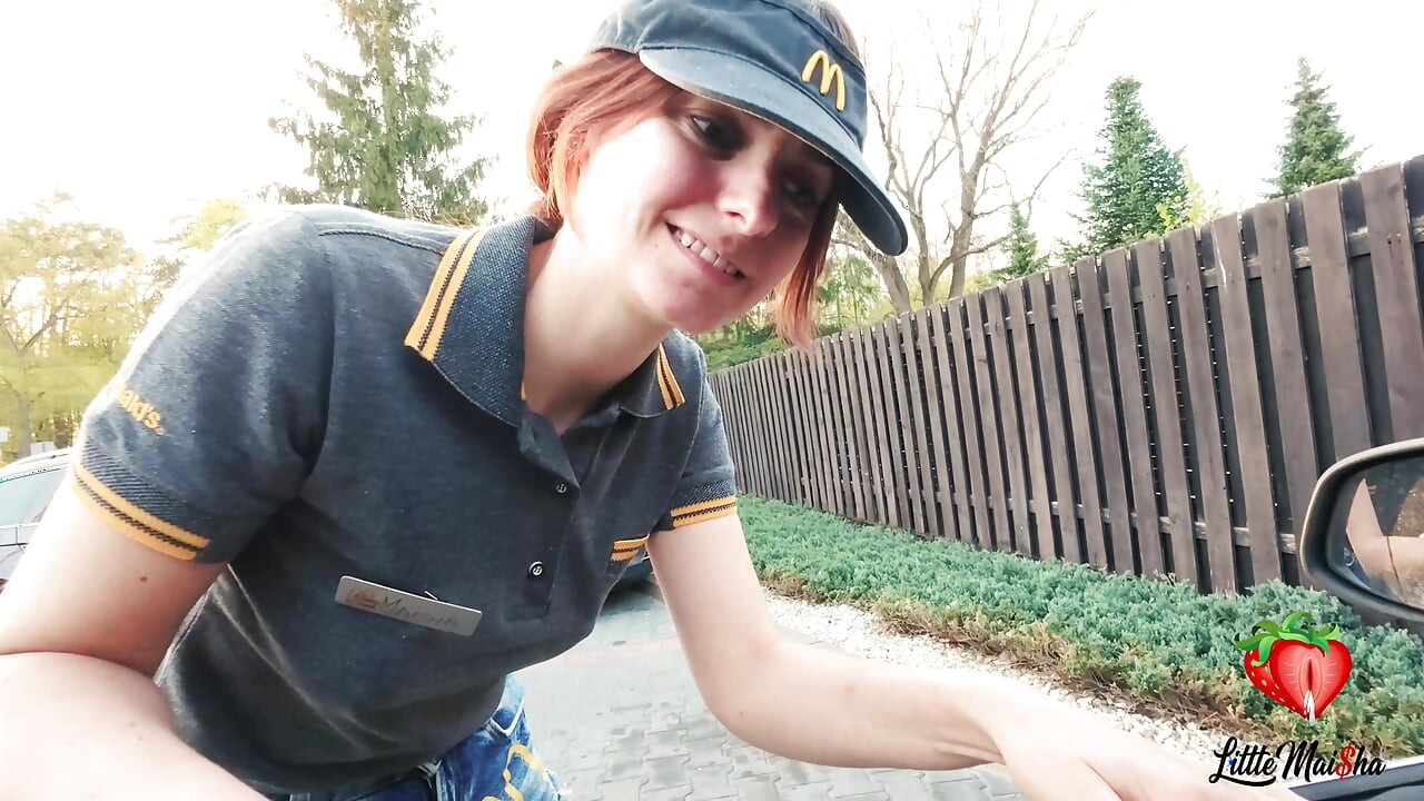 A McDonald's employee spilled Sprite on me. As punishment, she had to give me a blowjob and swallow it in the car.