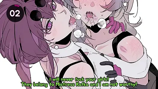 Kafka Becomes Your New Queen, and You Her Little Plaything! (Honkai Star Rail, Petplay, Breathplay, Denial, Ruin, Femdom)