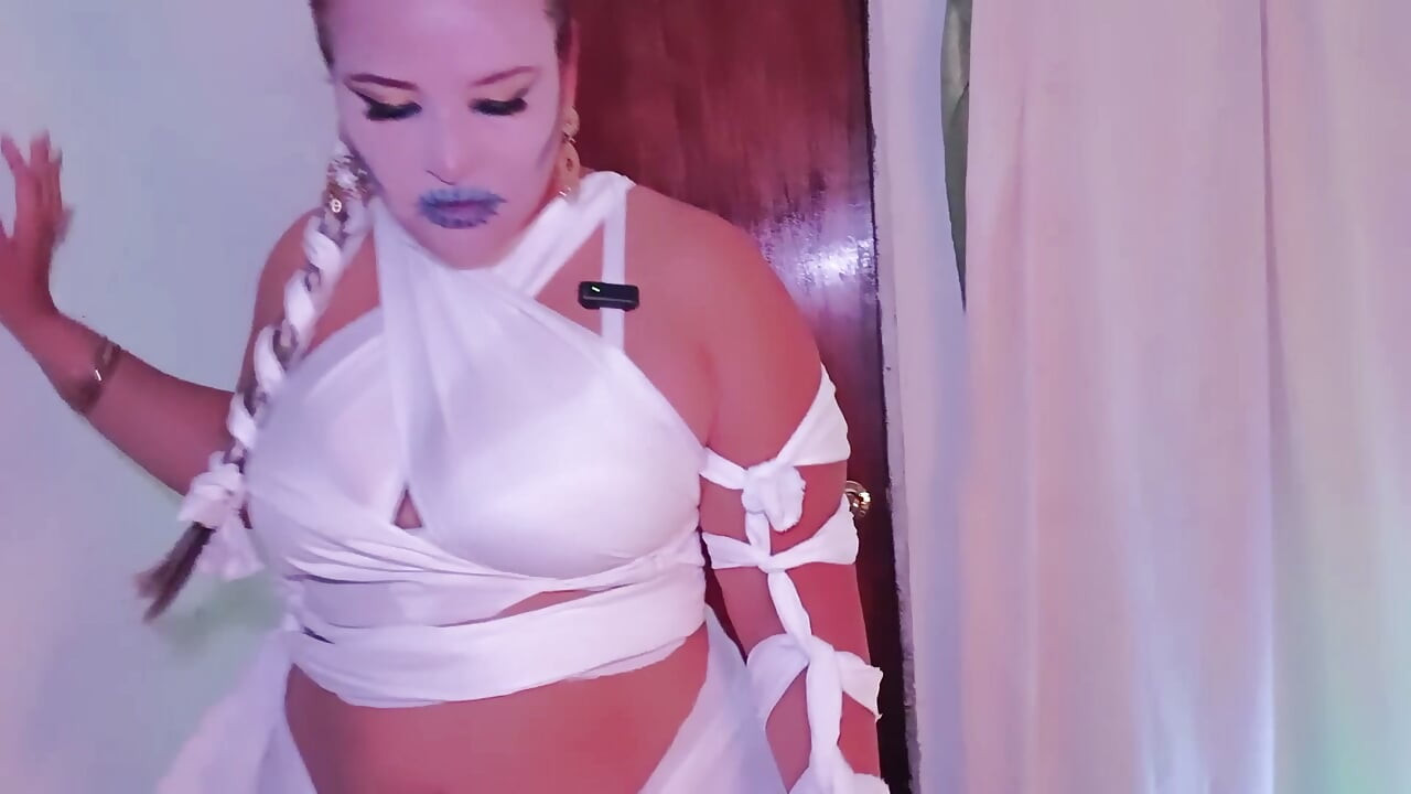 Halloween Party Leaves Gina Wrapped in Bandages and Full of Cum