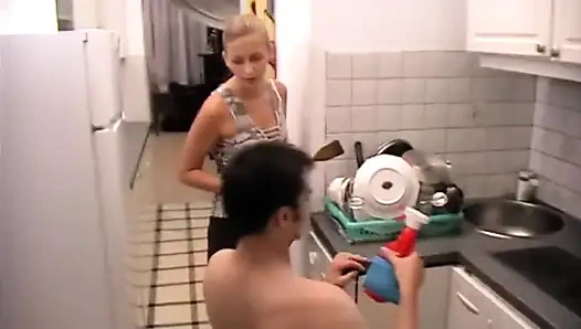 I want my kitchen to shine, slave!