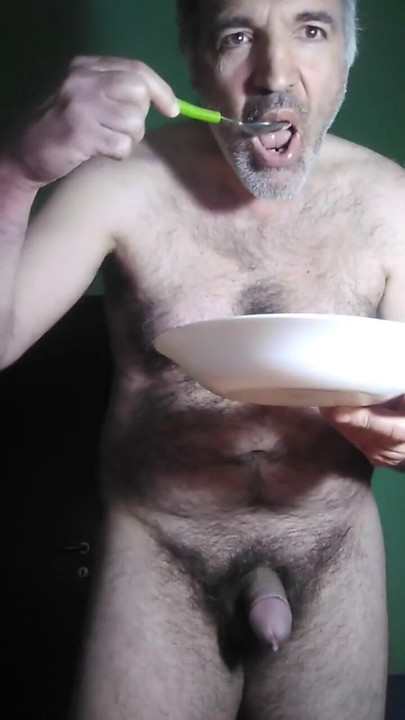 Epic moment from "Jerk off instructions, a piss in the beer glass and a cum eating on the plate."