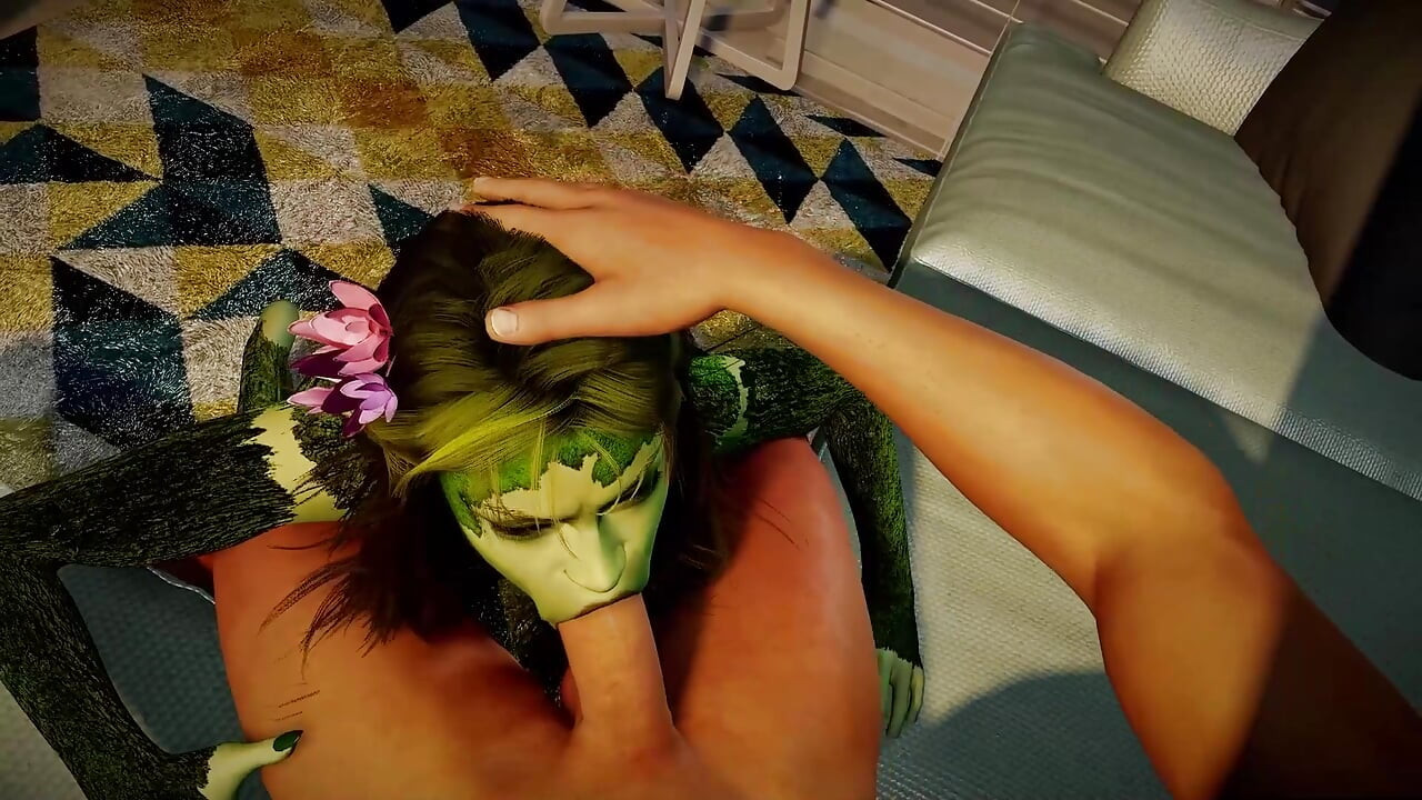 Seksi dryad bakış açısıyla yarak emiyor