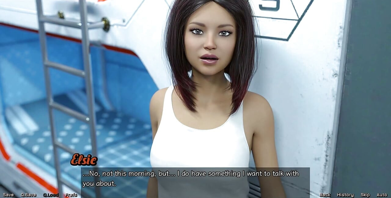 Stranded in Space - Planning a Threesome with Bisexual Girl Next Door