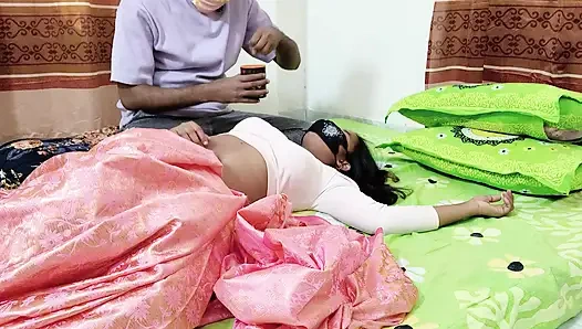 Shy Indian Desi wife Couldn't control her feelings__Desi First night xxx series EP__2