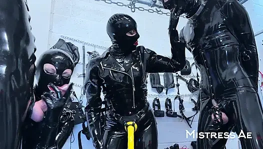 Mistressae & Miss Lilly: Bi-training in Latex