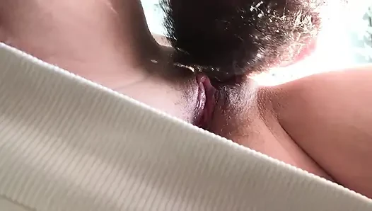 No Panties Under the Dress. Let Me Sniff the Pussy. Hot Fuck on the Office Desk