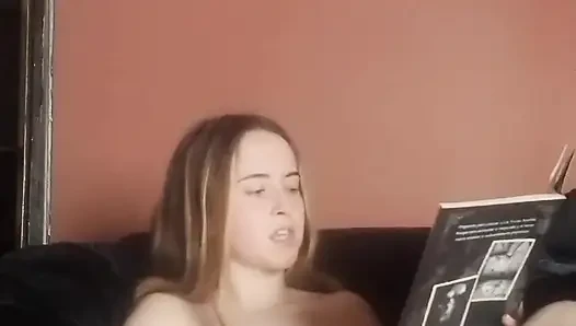 Trying to read while using my vibrator