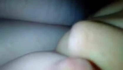 Chubby sucking her nipple