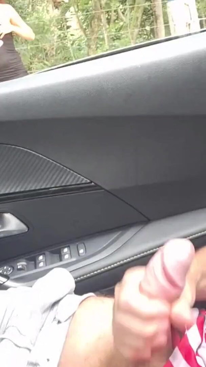 Flash cock to a girl in the car! | Clip 1