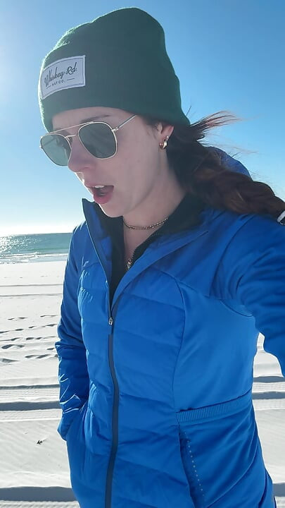 Walking on the Beach Calls for a Quick Orgasm!