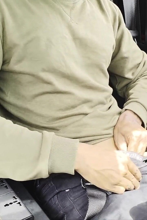 I Caught My Driver Masturbating in Car Turns Into Ass Fuck