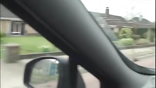 Hitchhiker Lets Herself Be Fingered and Does It Directly in the Car