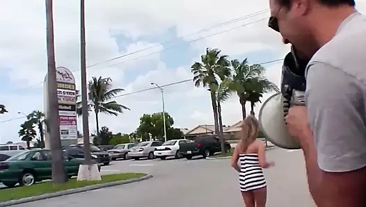 Blonde Cum-hungry Slut Gets a Rough Fuck in Her Tight Pussy and a Hot Cumshot Right in Her Face