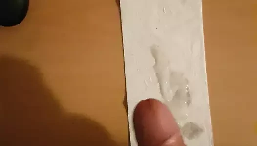 kağıt üzerinde boşalmak