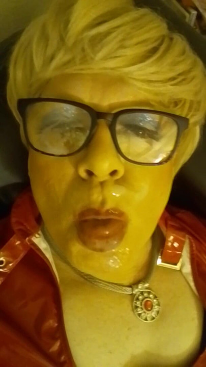 Sperm on the face