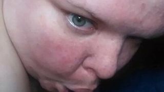 Sucking and fucking a dildo till I Cum - VivianDimondBBW