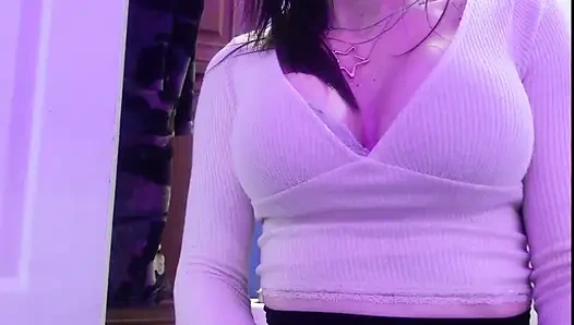 Zoey nine porno yıldızı mahkemeden önce banyoda amıyla oynuyor