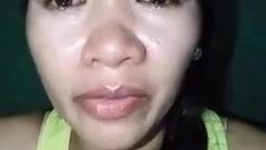 Pinky Usam, горячая филиппинка кончает на ее лицо