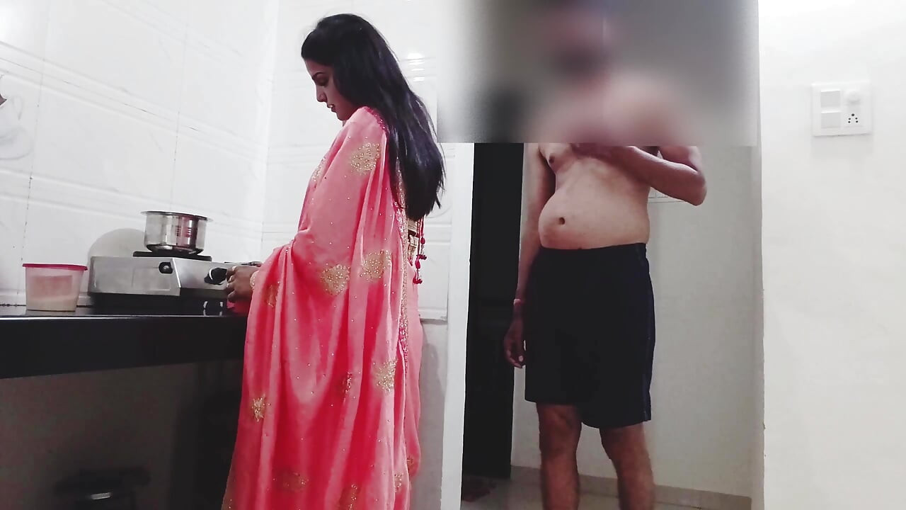 Rhea, the newlywed bride, was making pudding in the kitchen when the brother-in-law grabbed her from behind and had sex.