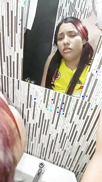 18 year old brunette big saggy tits from New York United States fucking her stepbrother's big dick part 6