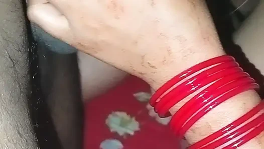 Desi village Bhabhi hot Foreplay her devar & alone her Bhabhi in the house and let her fuck