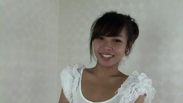 Ladyboy Ming presents her cock and strokes