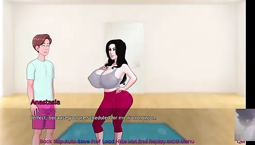 BESTFRIENDS STEP-MOM WAS SURPRISED! I FUCKED HER WHILE DOING YOGA.