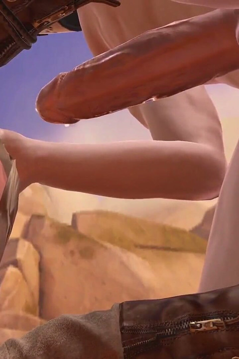 Lara Croft leva um pau gigante na bunda: paródia de Tomb Raider