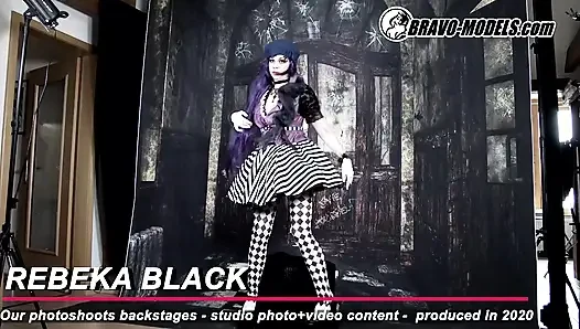 Pemotretan rebeka black 386-backstage - dewasa