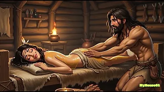 Unerwartete dschungelromantik, emotionale cartoon-liebesgeschichte