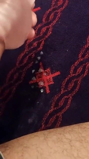 Iconic moment from "Warm pussy toy made me cum hard!"